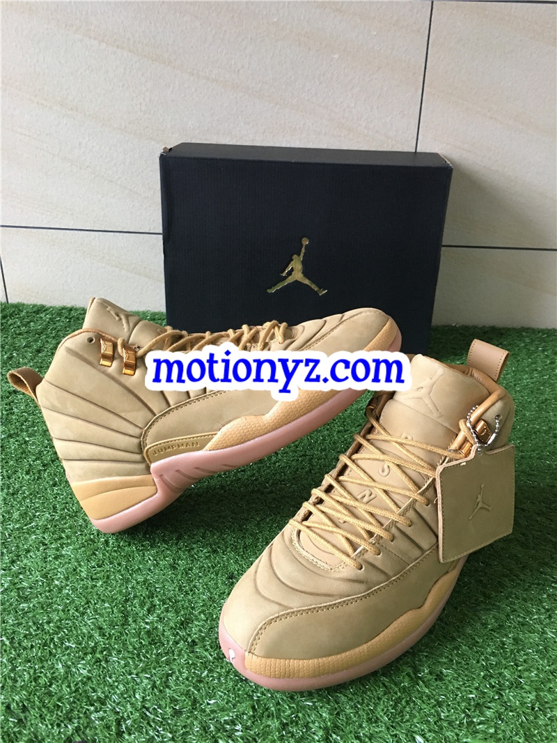 PSNY x Air Jordan 12 Retro Wheat Yellow